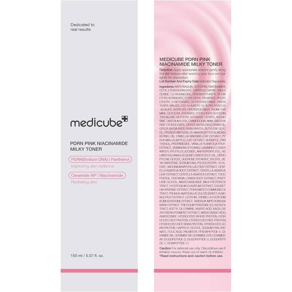 MEDICUBE PDRN Pink Niacinamide Milky Toner