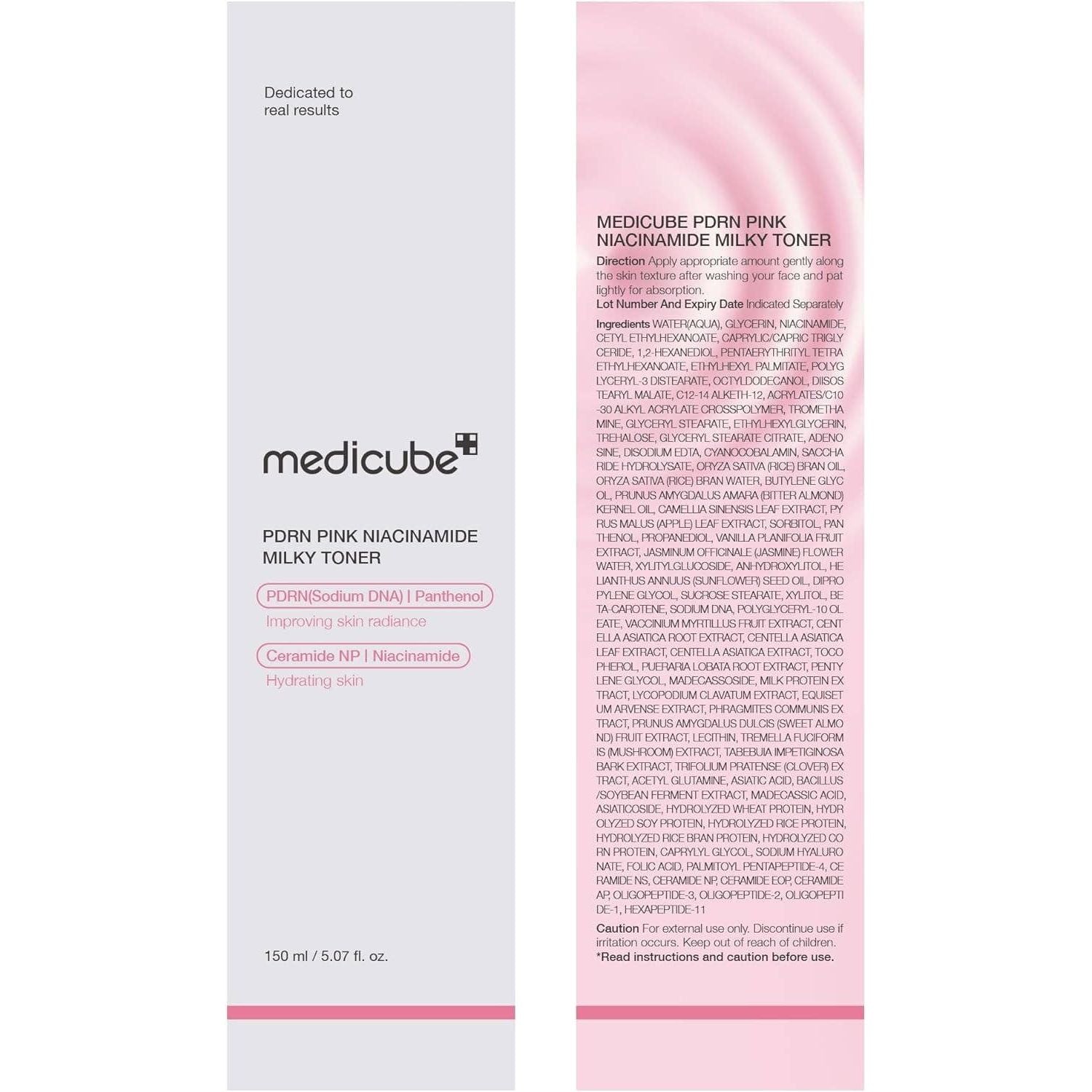 MEDICUBE PDRN Pink Niacinamide Milky Toner