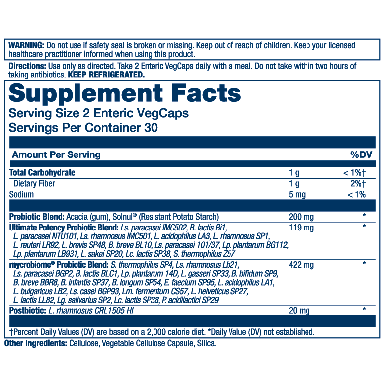 Mycrobiome Complete Probiotic Ultimate Potency